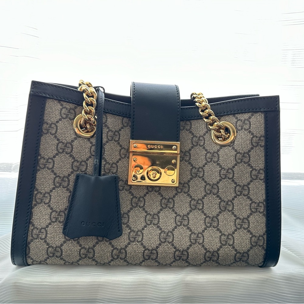 Gucci Padlock small GG shoulder bag